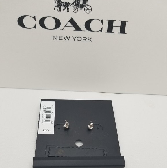 Coach stud earrings - Picture 6 of 6